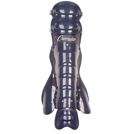 Champion Sports Professional Umpire Leg Guard, Black CH56029